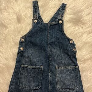 Wonder Nation 4T denim overall dress for little girl